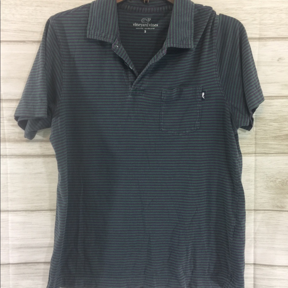 Bundle Of 2- Vineyard Vines Stripe Polos - image 3